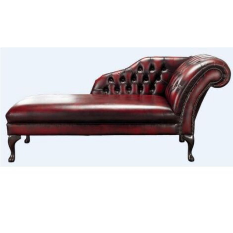 Designer Sofas For You Ltd Leather Chaise Lounge Wayfair.co.uk